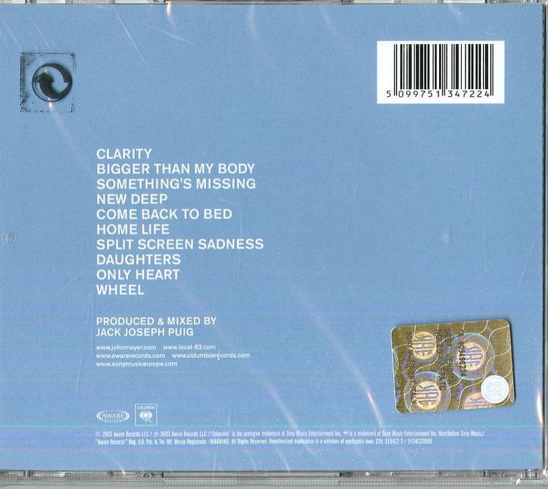 Mayer John - Heavier Things Cd 5099751347224