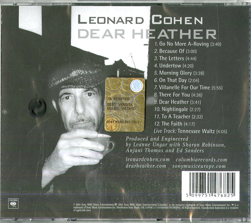 Cohen Leonard - Dear Heather Cd 5099751476825