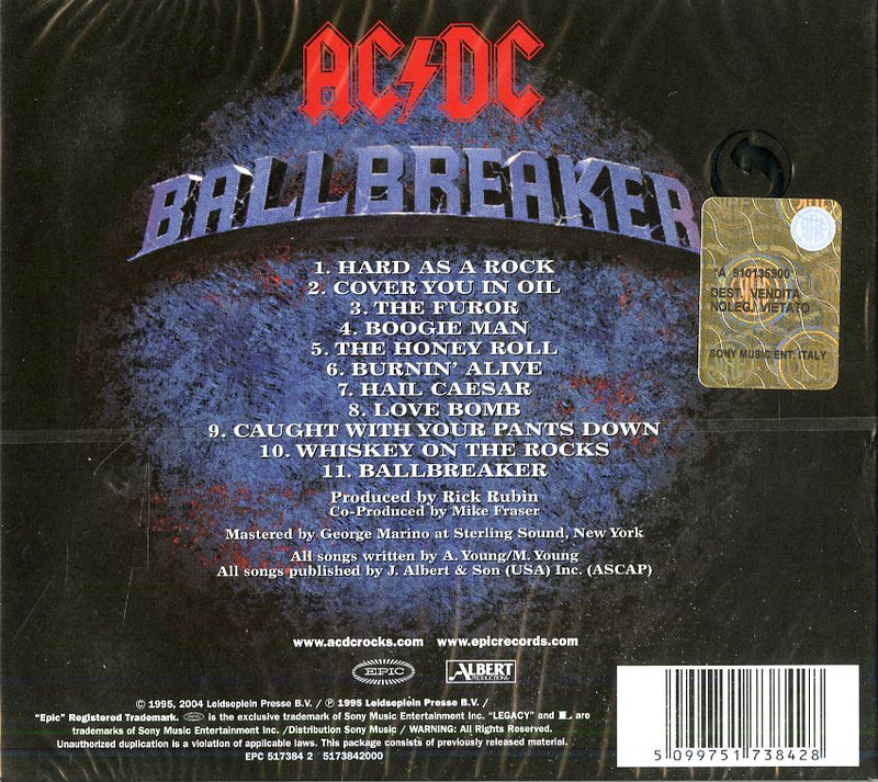 Ac/Dc - Ballbreaker Cd 5099751738428