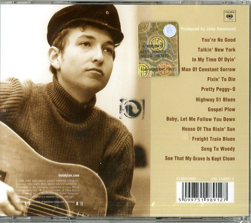 Dylan Bob - Bob Dylan (Remastered) Cd 5099751989127