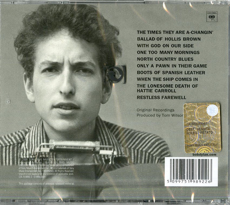 Dylan Bob - The Times They Are A-Changin'(Remas Cd 5099751989226