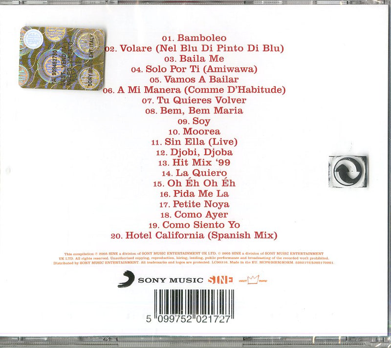 Gipsy Kings - The Very Best Of Cd 5099752021727