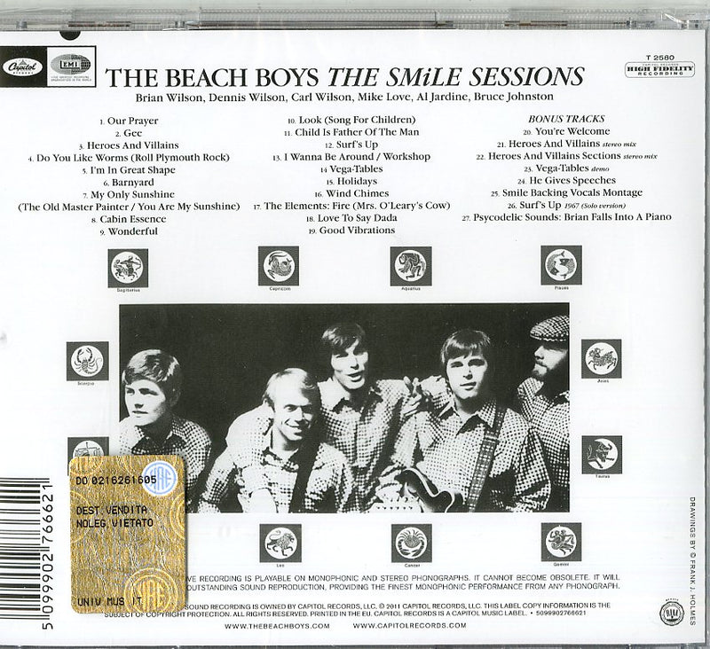 Beach Boys The - Smile (The Smile Sessions) Cd 5099902766621