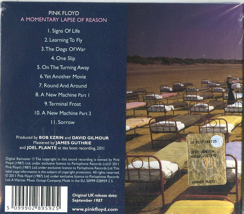 Pink Floyd - A Momentary Lapse Of Reason (Remaster) CD 5099902895925