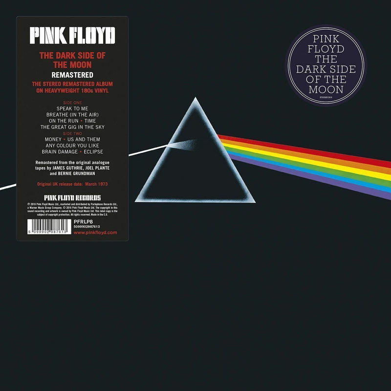 Pink Floyd - The Dark Side Of The Moon (Remastered) Lp 5099902987613