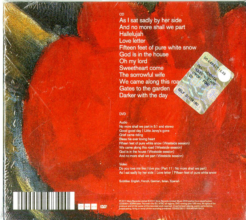 Cave Nick And The Bad Seeds - No More Shall We Part(Cd+Dvd Collector'S Edt.) CD 5099909573420