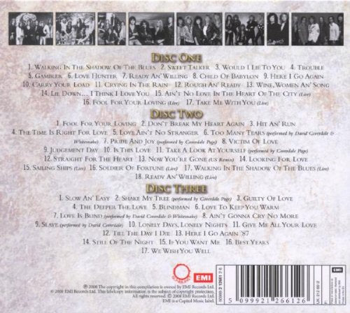 Whitesnake - 30Th Anniversary Collection Cd 5099921266126