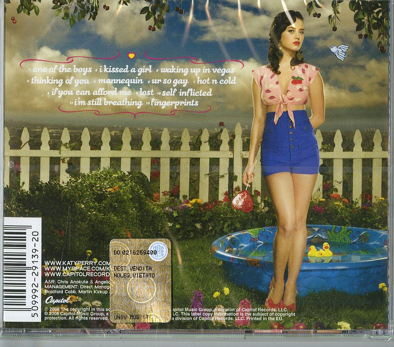 Perry Katy - One Of The Boys Cd 5099922913920