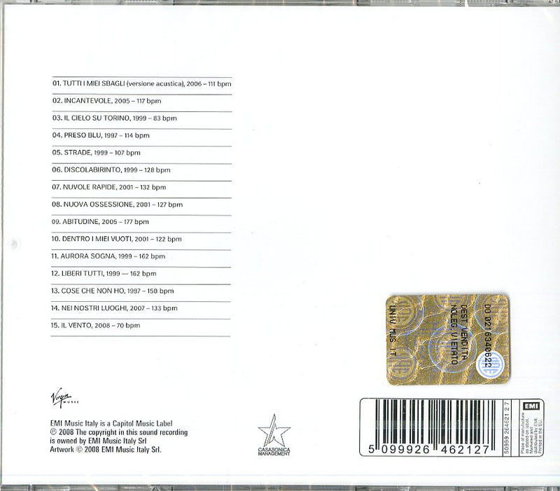 Subsonica - Nel Vuoto Per Mano (1997-2007) Cd 5099926462127