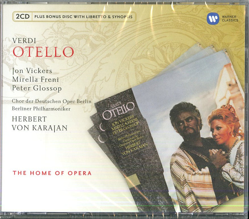 Karajan Herbert Von( Direttore), Jon Vickers, Mirella Freni - Otello (Opera Completa) Cd 5099945645020