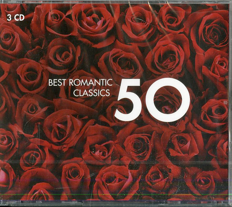 Leif Ove Andsnes, Argerich, Barbirolli, Pappano, Scotto, Pavarotti, Ozawa, Muti, - 50 Best Romantic Classics (Box3Cd)(Barcarolle,Chiaro Di Luna,Gymnopedie No.1.. Cd 5099945755521