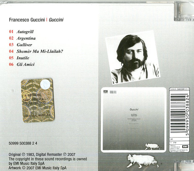 Guccini Francesco - Guccini (2007 Remaster) CD 5099950038824