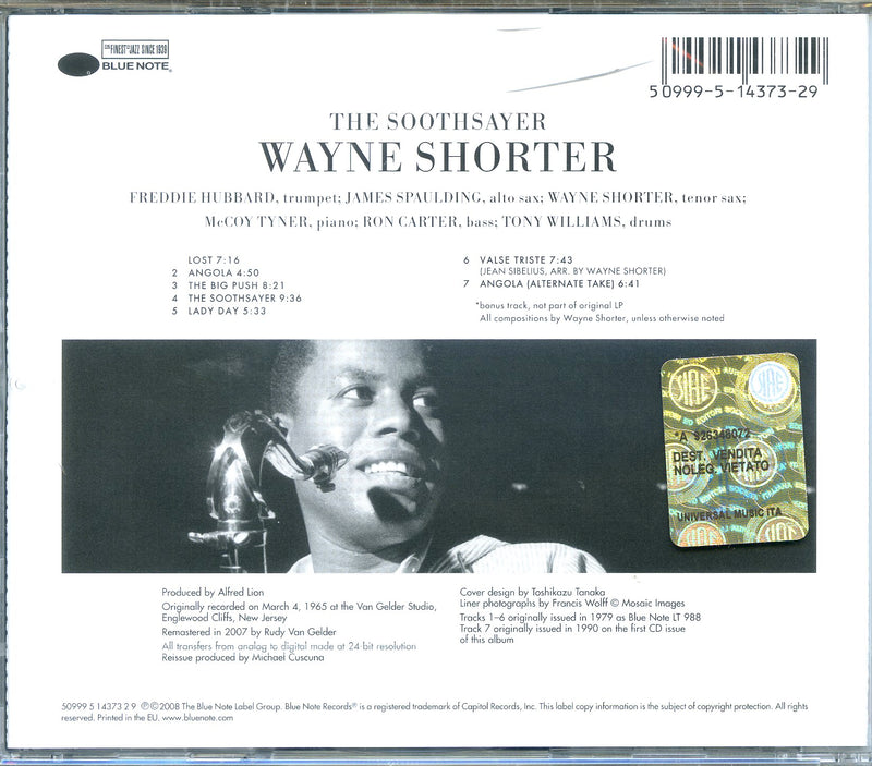 Shorter Wayne - The Soothsayer (2008 Remaster) CD 5099951437329