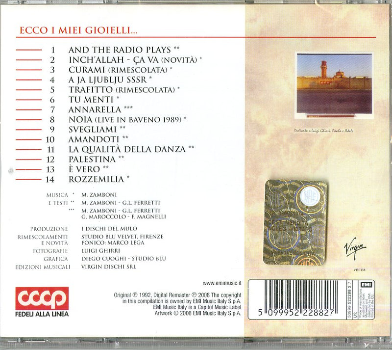 Cccp Fedeli Alla Linea - Ecco I Miei Gioielli (2008 Remaster) Cd 5099952228827