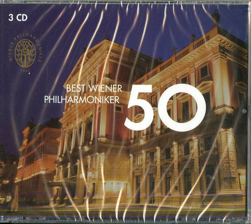 Barbirolli, Karajan, Furtwangler, Kempe, Kubelik, Muti, Mutter, Rattle,... - 50 Best Wiener Philharmoniker (Box3Cd)