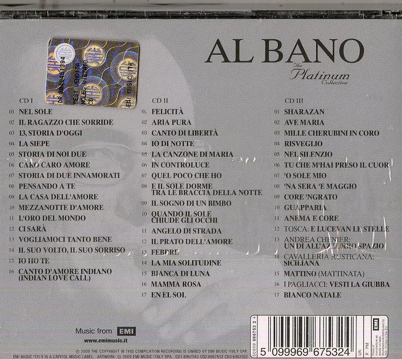 Al Bano - The Platinum Collection CD 5099969675324