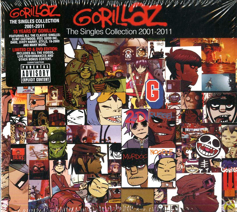 Gorillaz - The Singles Collection 2001-2011 (Cd+Dvd) Cd 5099973007920