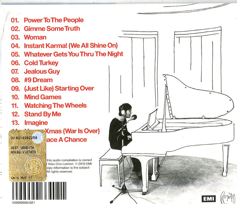 Lennon John - Power To The People The Hits CD 5099990664021