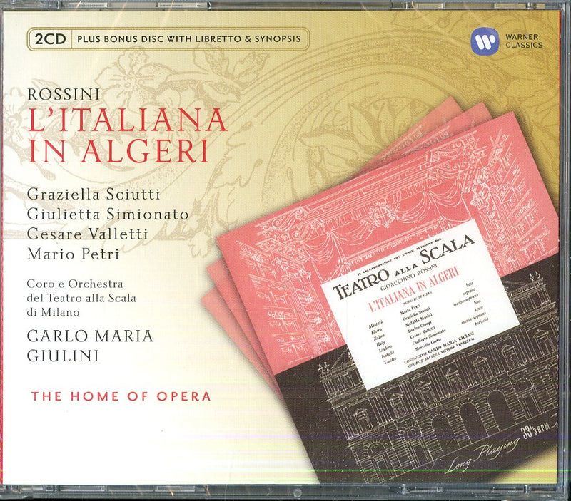 Giulini (Direttore),Sciutti - L'Italiana In Algeri (New Opera Ser CD 5099994820423