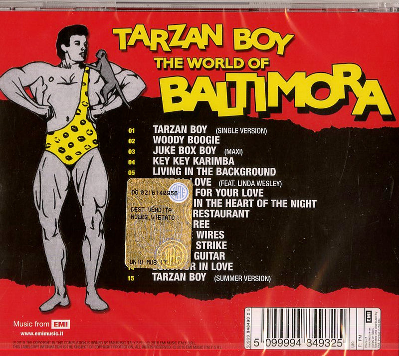 Baltimora - Tarzan Boy The World Of Baltimora CD 5099994849325