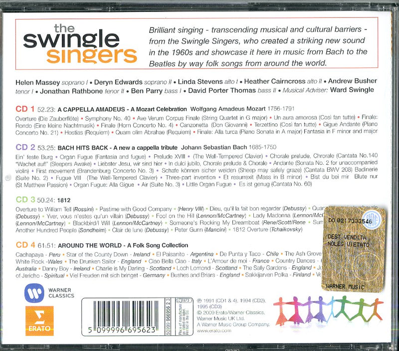 Swingle Singers The - The Swingle Singers (4Cd) Cd 5099996695623