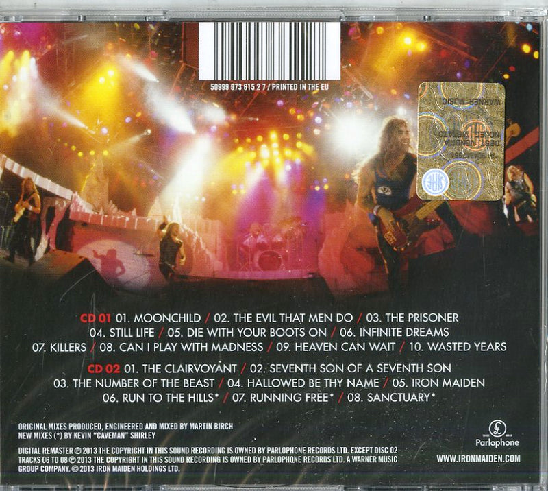 Iron Maiden - Maiden England '88 Cd 5099997361527