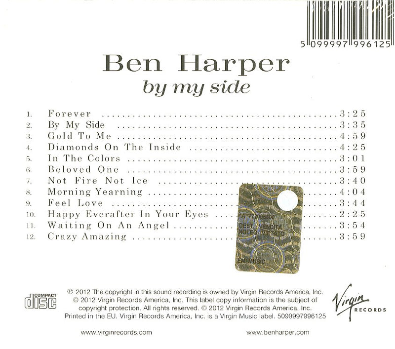 Harper Ben - By My Side Cd 5099997996125