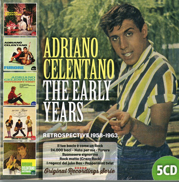 Celentano Adriano - The Early Years 1958-1963 (Box 5 Cd) CD 5397001045068