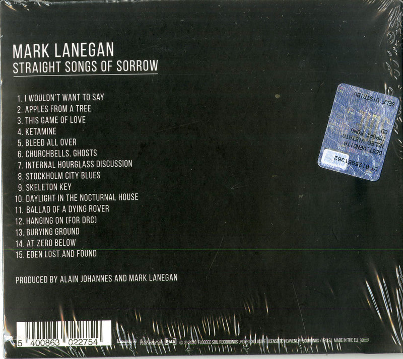 Lanegan Mark - Straight Songs Of Sorrow Cd 5400863022754