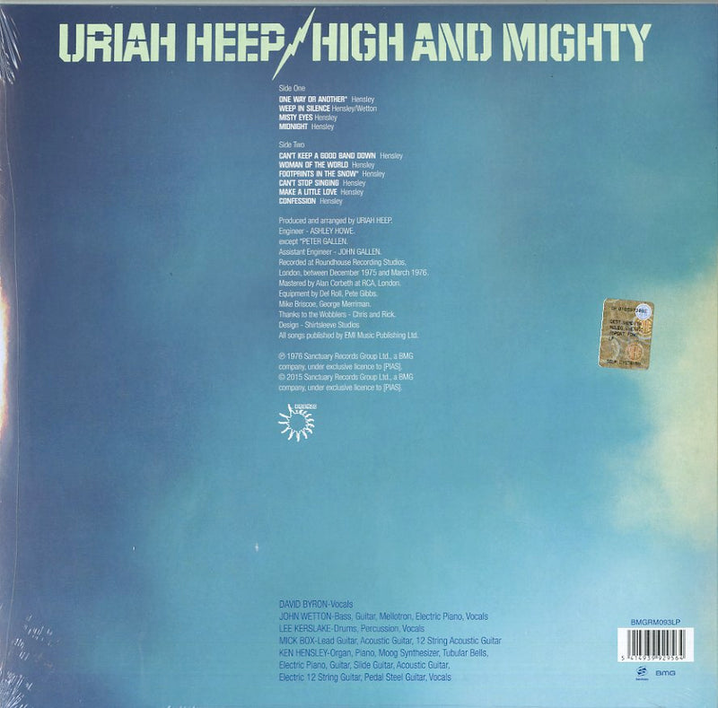 Uriah Heep - High And Mighty Lp 5414939929564