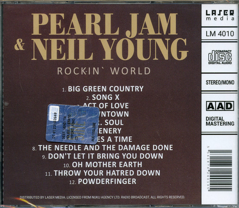 Pearl Jam (Feat. Neil Young) - Rockin' World Cd 5561876240105