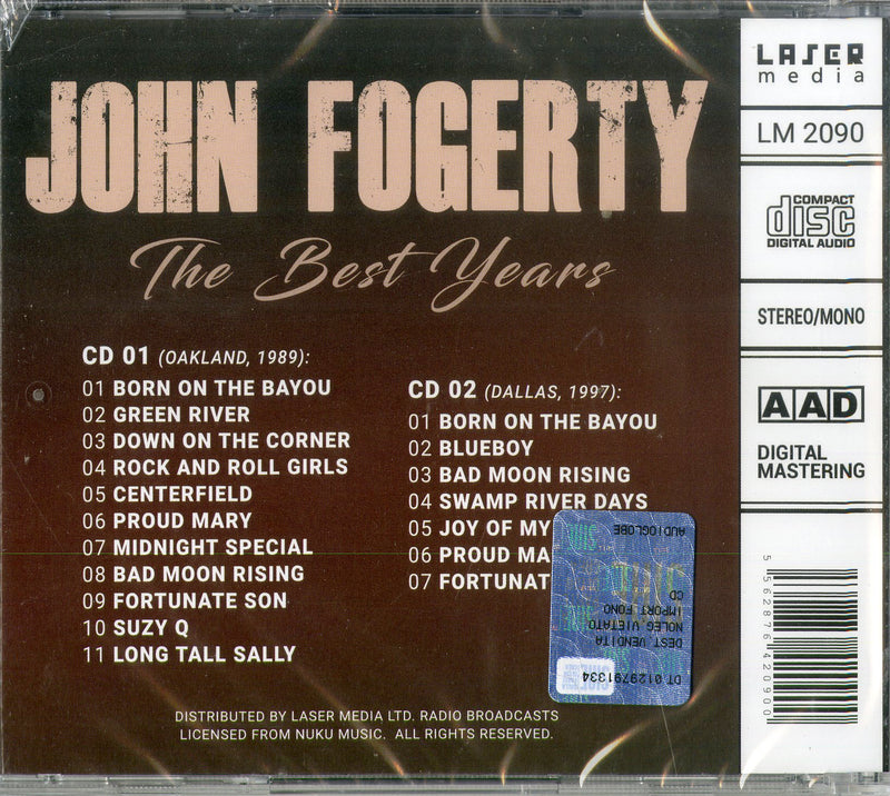 Fogerty John - The Best Years (Radio Broadcasts) Cd 5562876420900
