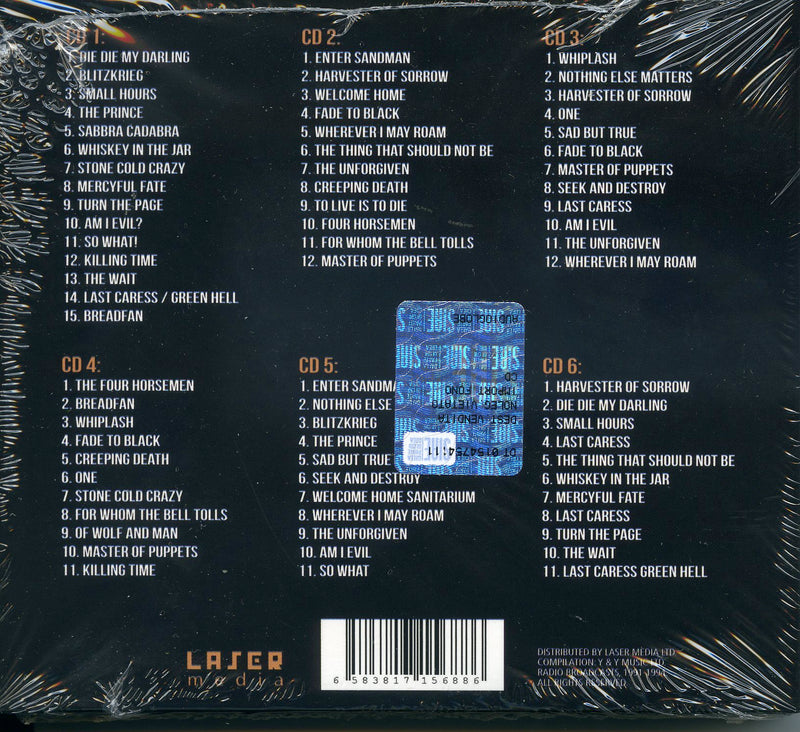 Metallica - Legendary Radio Broadcast (Box 6 Cd) Cd 6583817156886