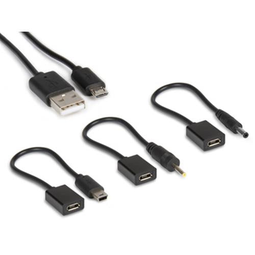 HAMLET XPW12MOB CARICABATTERIE DA AUTO USCITA USB + 4 CONNETTORI ALIMENTAZIONE 2.000mA COLORE NERO GARANZIA ITALIA