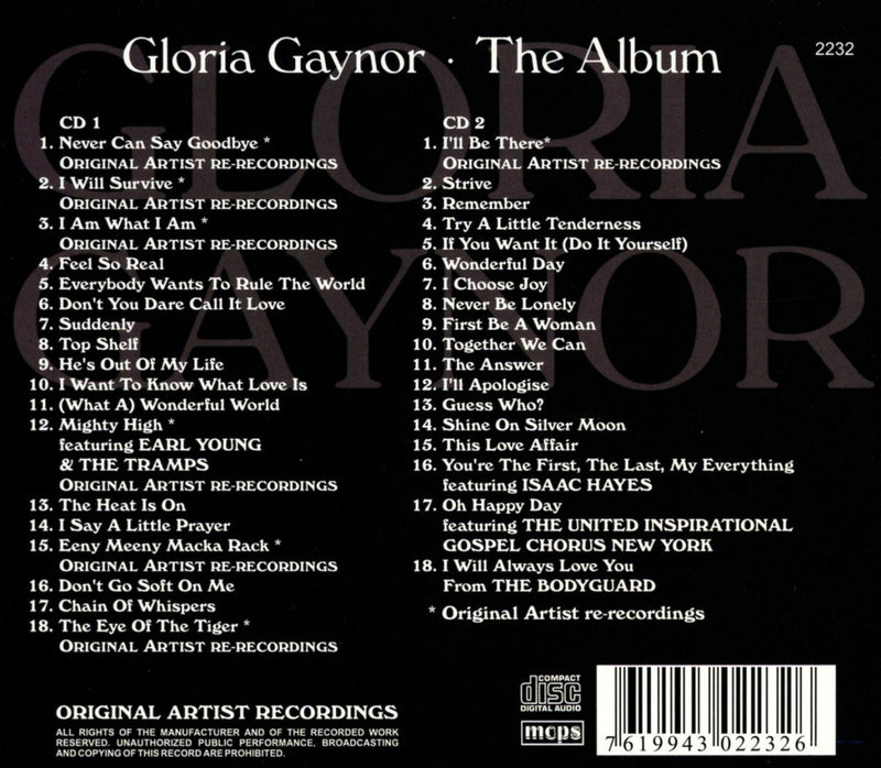 Gaynor Gloria - The Album Cd 7619943022326