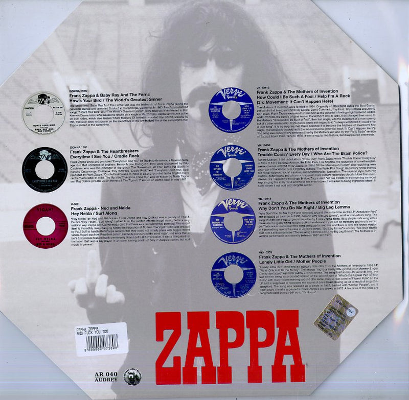 Zappa Frank - And Fuck You Too Vinile LP - Vinyl record 8000000073808