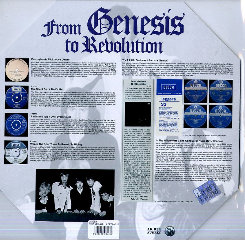Genesis - From Genesis To Revolution Lp 8000000084262