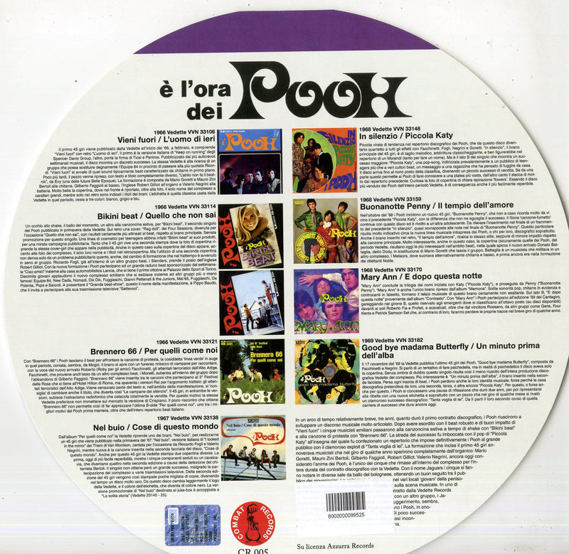 Pooh - E' L'Ora Dei Pooh (Blu) Lp 8000000086952