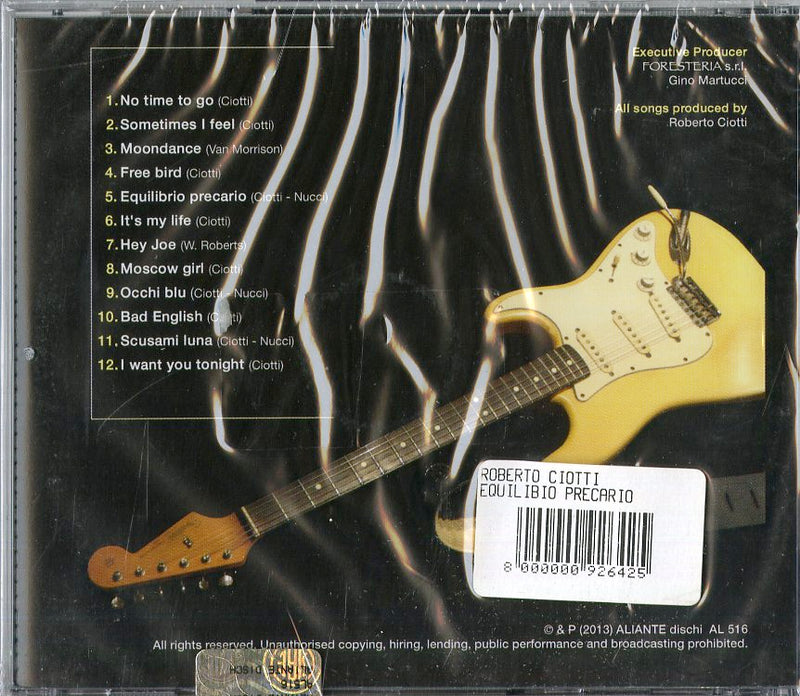 Ciotti Roberto - Equilibrio Precario Cd 8000000926425