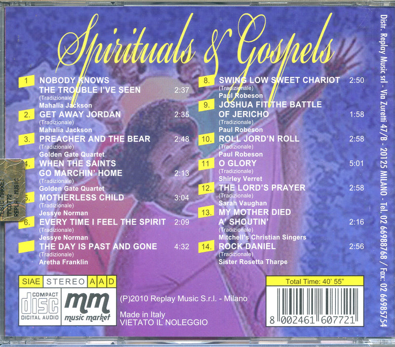 Compilation - Spiritual & Gospel CD 8002461607721