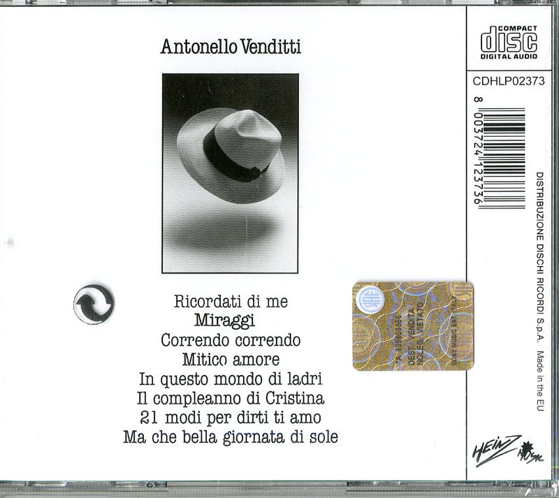 Venditti Antonello - In Questo Mondo Di Ladri Cd 8003724123736