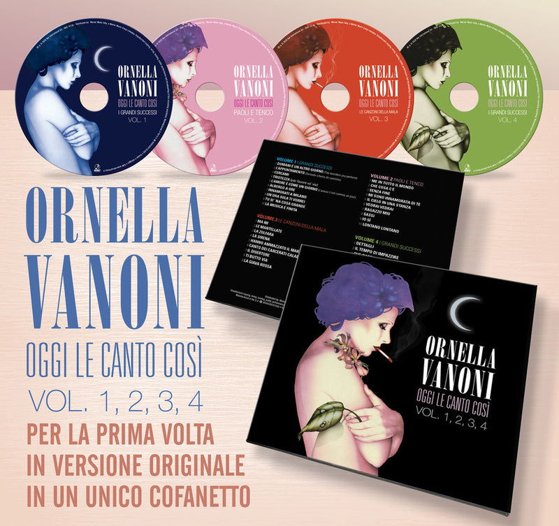 Vanoni Ornella - Oggi Le Canto CosÃ¬ Vol. 1, 2, 3, 4 (Box 4 Cd) Cd 8004429101203