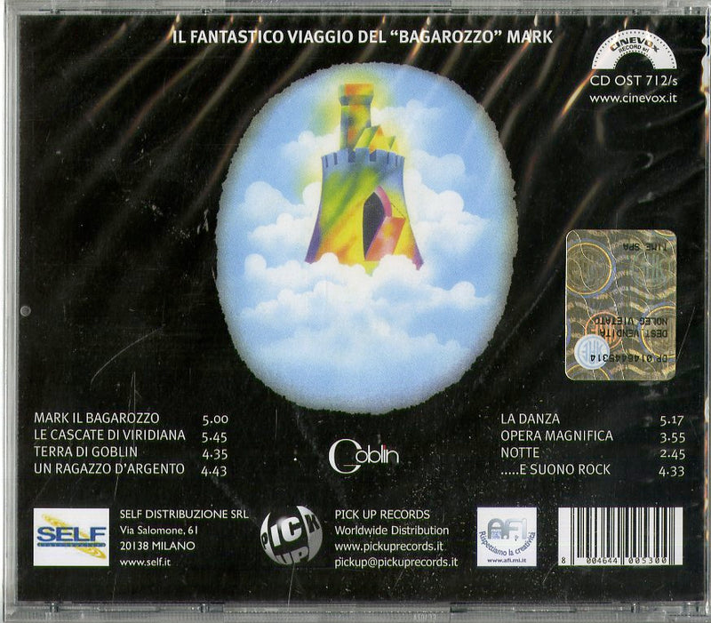 Goblin - Il Fantastico Viaggio Del Bagarozzo CD 8004644005300