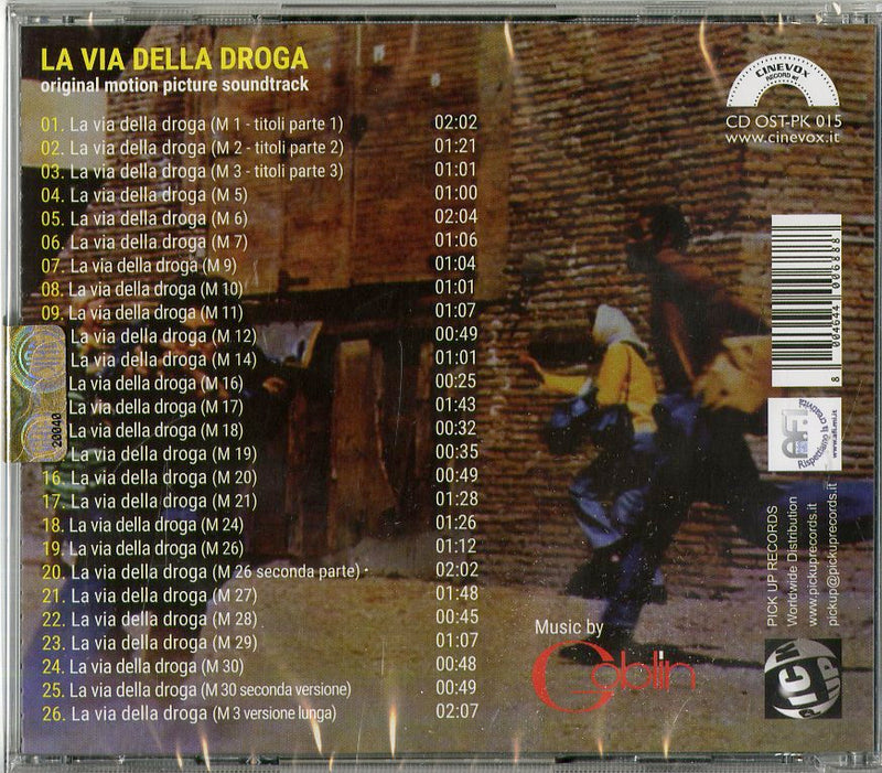 O.S.T.-La Via Della Droga - La Via Della Droga (By Goblin) CD 8004644006888