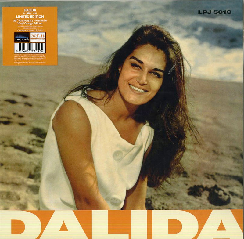 Dalida - The Jolly Years 1959/62 (Ltd.Ed.Orange Vinyl) Lp 8004883215430