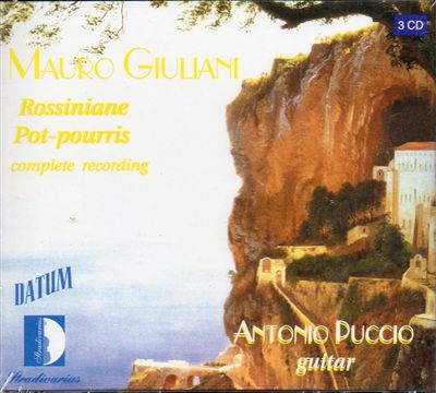 Puccio Antonio - Rossiniane Pot Pourris Cd 8011570800206