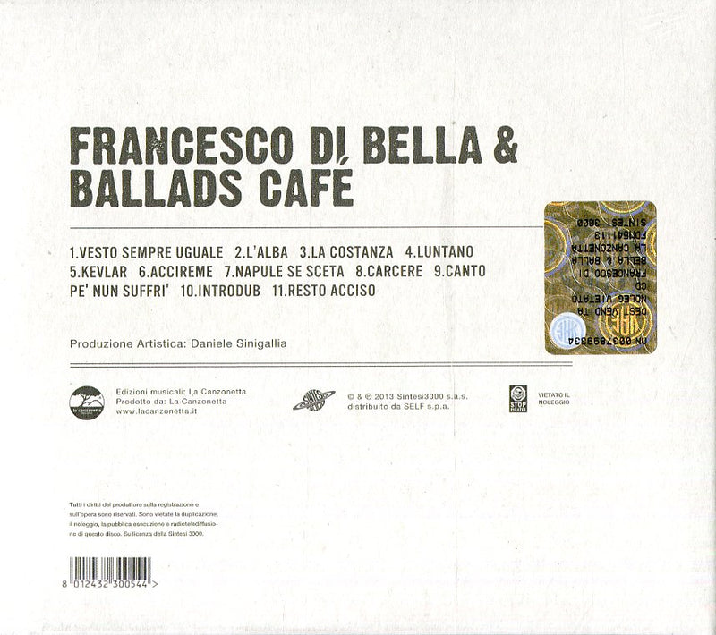 Di Bella Francesco - Francesco Di Bella & Ballads Cd 8012432300544