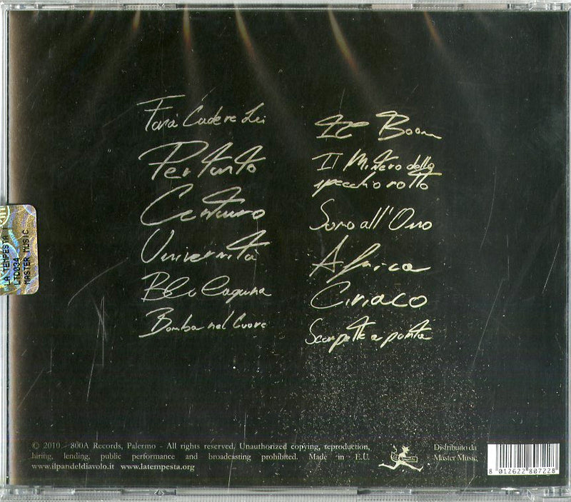 Pan Del Diavolo - Sono All'Osso Cd 8012622807228