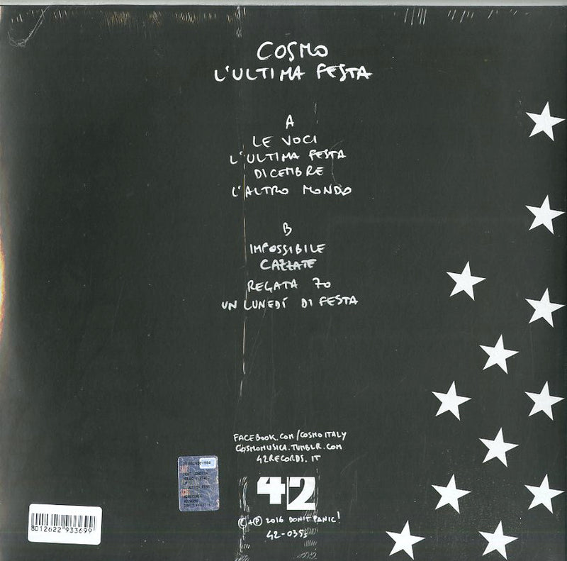 Cosmo - L'Ultima Festa Lp 8012622933699