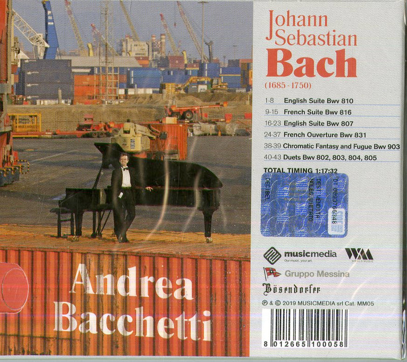 Bacchetti Andrea - Mister Bach'S European Journey Cd 8012665100058